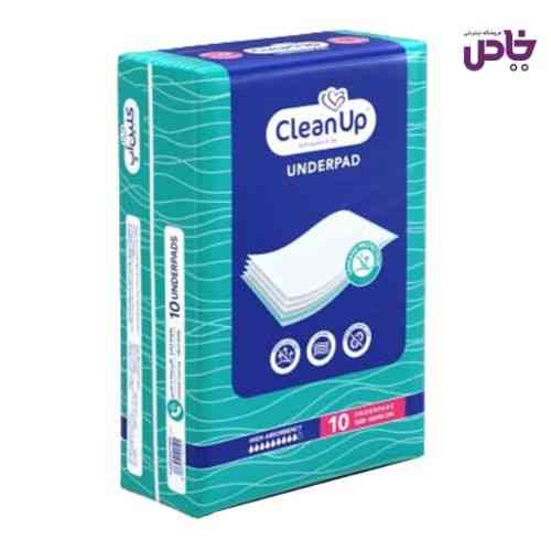 زيرانداز کلين اپ يکبار مصرف بيمار 90*60 ب 10تايي